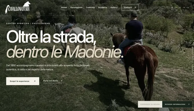 Anteprima del sito Cavallo Natura