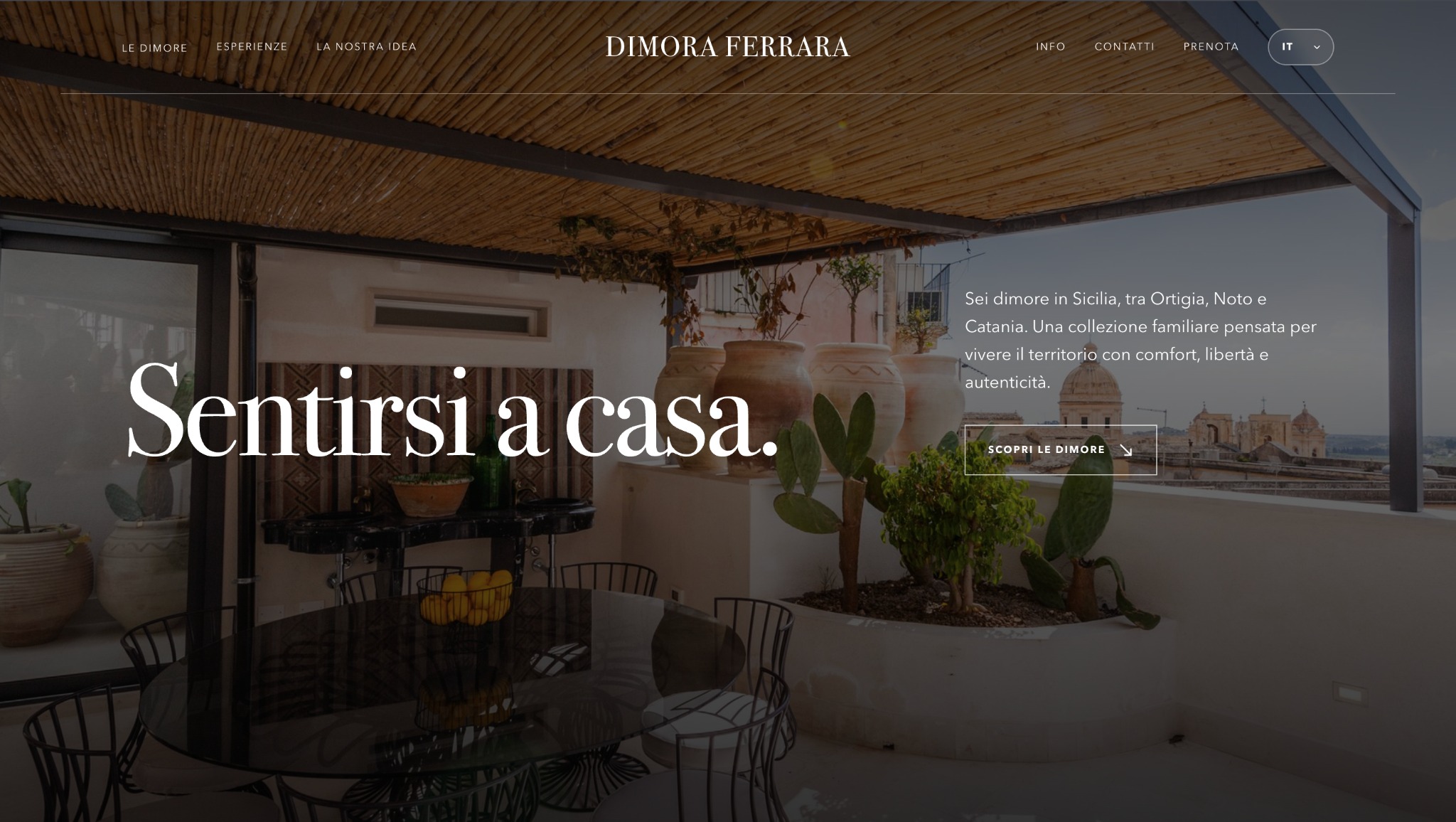 Anteprima del sito Dimora Ferrara