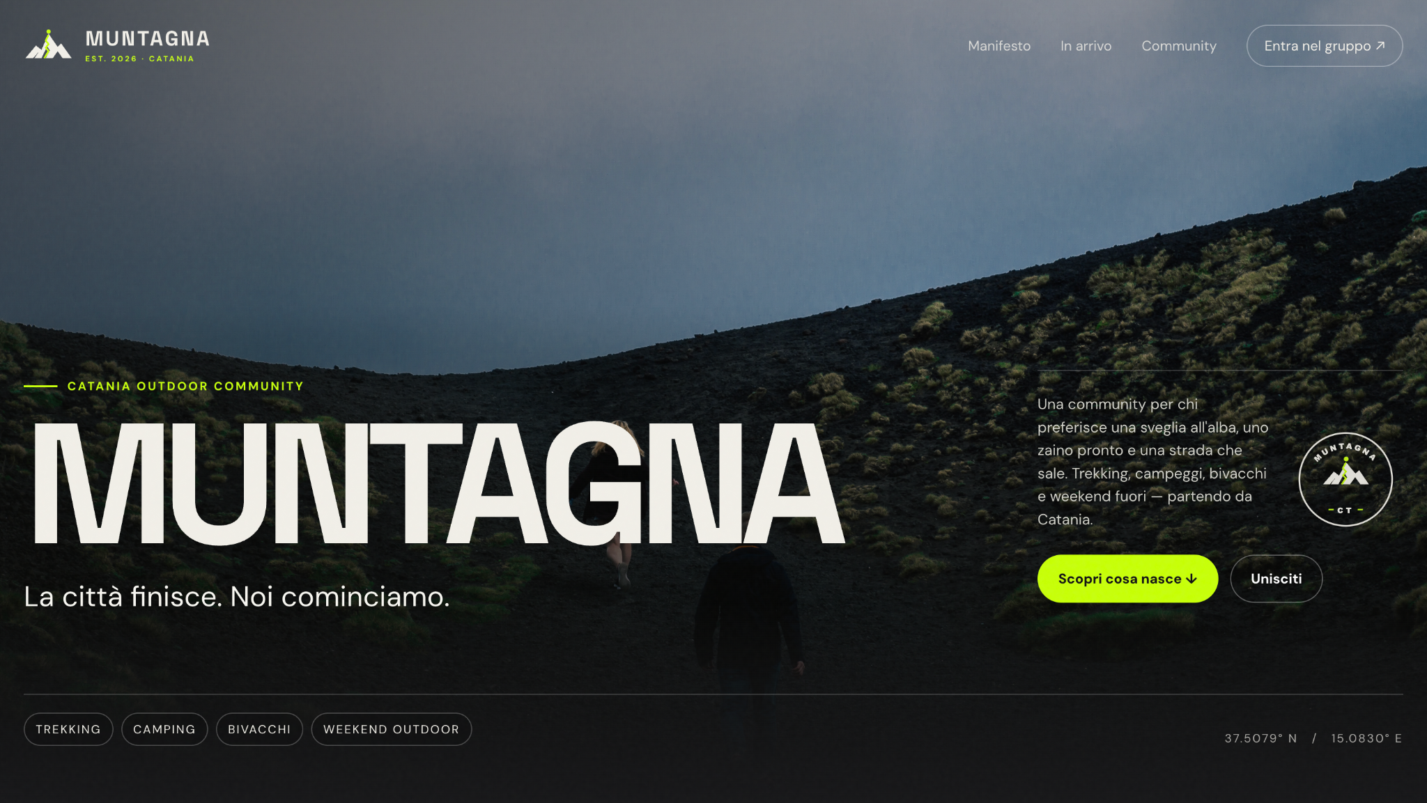 Anteprima del sito Muntagna