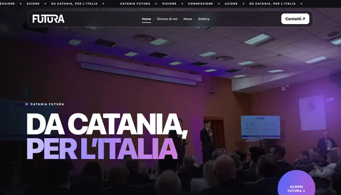 Sito web Catania Futura